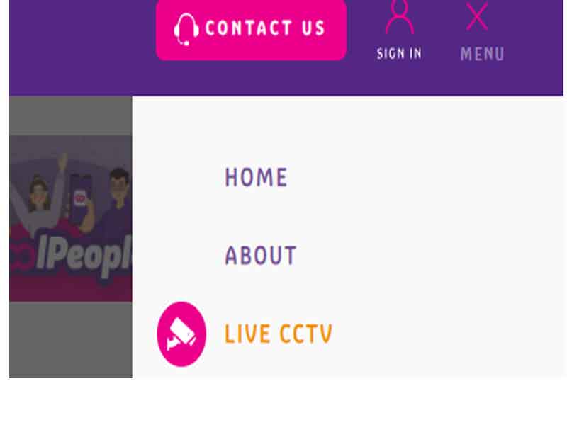 Menu CCTV Real Time Jakarta