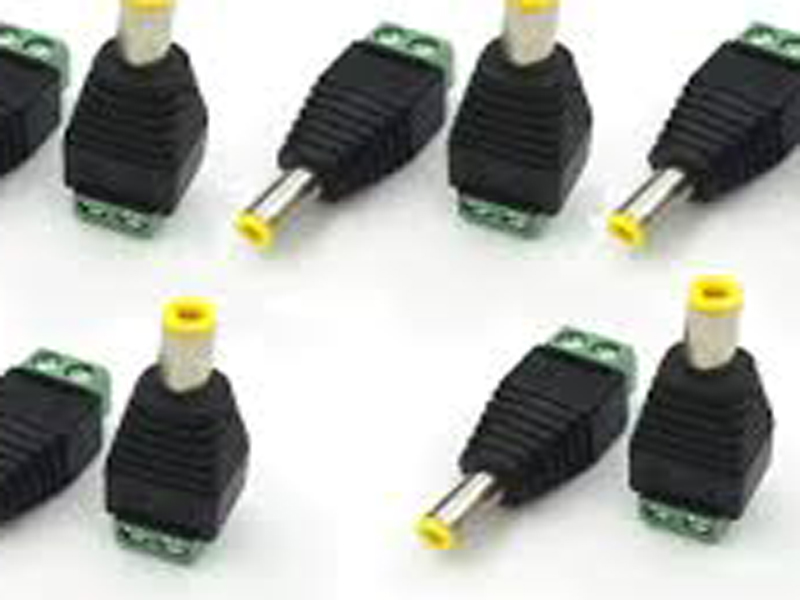 Jack DC Female Taiwan terminal baut ujung kuning